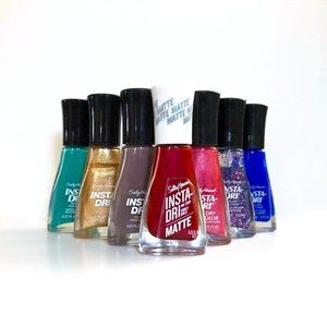 SALLY HANSEN Insta-Dri Nail Polish (7) bottle lot